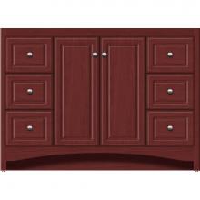 Strasser Woodenwork 42-692 - 48 X 18 X 34.5 Ravenna View Vanity Ultra Dk Cherry Sb