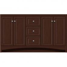 Strasser Woodenwork 43-377 - 60 X 18 X 34.5 Ravenna View Vanity Ultra Choc Cherry Db