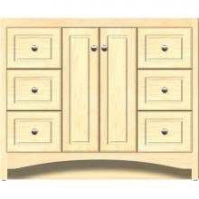 Strasser Woodenwork 42-145 - 42 X 18 X 34.5 Ravenna View Vanity Ultra Nat Maple Sb