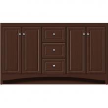 Strasser Woodenwork 43-359 - 60 X 18 X 34.5 Ravenna View Vanity Ultra Choc Oak Db