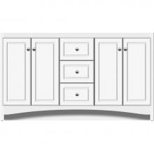 Strasser Woodenwork 43-387 - 60 X 18 X 34.5 Ravenna View Vanity Ultra Sat White Db