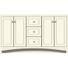 Strasser Woodenwork 43-986 - 60 X 21 X 34.5 Ravenna View Vanity Ultra Sat Biscuit Db