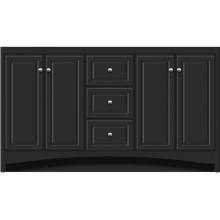 Strasser Woodenwork 43-383 - 60 X 18 X 34.5 Ravenna View Vanity Ultra Sat Black Db