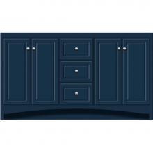 Strasser Woodenwork 43-367 - 60 X 18 X 34.5 Ravenna View Vanity Ultra Lapis Night Db