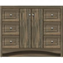 Strasser Woodenwork 42-335 - 42 X 21 X 34.5 Ravenna View Vanity Ultra Dusky Oak Sb