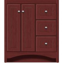 Strasser Woodenwork 40-225 - 30 X 18 X 34.5 Ravenna View Vanity Beaded Dk Cherry Rh