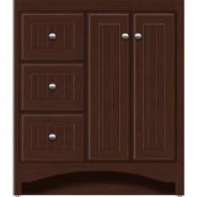 Strasser Woodenwork 40-236 - 30 X 18 X 34.5 Ravenna View Vanity Beaded Choc Cherry Lh