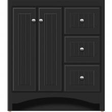 Strasser Woodenwork 40-573 - 30 X 21 X 34.5 Ravenna View Vanity Beaded Sat Black Rh