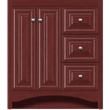 Strasser Woodenwork 40-588 - 30 X 21 X 34.5 Ravenna View Vanity Classic Miter Dk Cherry Rh