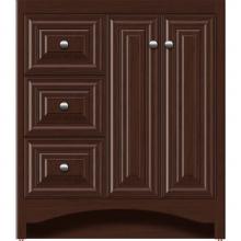 Strasser Woodenwork 40-272 - 30 X 18 X 34.5 Ravenna View Vanity Classic Miter Choc Cherry Lh