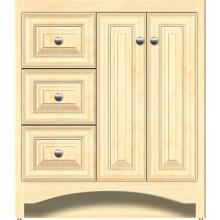 Strasser Woodenwork 40-596 - 30 X 21 X 34.5 Ravenna View Vanity Classic Miter Nat Maple Lh