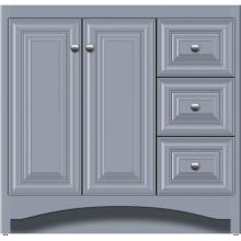 Strasser Woodenwork 41-404 - 36 X 21 X 34.5 Ravenna View Vanity Classic Miter Sat Silver Rh