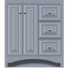 Strasser Woodenwork 40-612 - 30 X 21 X 34.5 Ravenna View Vanity Classic Miter Sat Silver Rh