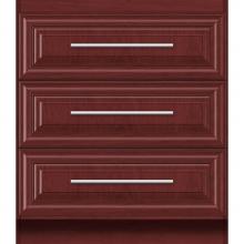 Strasser Woodenwork 22-665 - 30 X 18 X 34.5 Montlake Town Vanity Classic Miter Dk Cherry 3 Drw