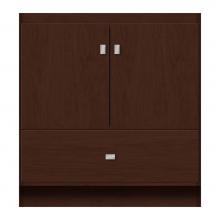 Strasser Woodenwork 11-020 - 30 X 18 X 32 Montlake Vanity Tiered Miter Choc Cherry Std