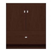 Strasser Woodenwork 11-064 - 30 X 18 X 34.5 Montlake Vanity Tiered Miter Choc Cherry Std