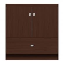 Strasser Woodenwork 11-150 - 30 X 18 X 32 Montlake Vanity Tiered Miter Choc Oak Std