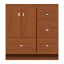 Strasser Woodenwork 11-496 - 30 X 21 X 32 Montlake Vanity Tiered Miter Cinn Cherry Rh