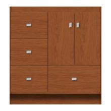 Strasser Woodenwork 11-499 - 30 X 18 X 32 Montlake Vanity Tiered Miter Cinn Cherry Lh