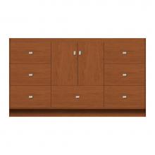 Strasser Woodenwork 11-567 - 60 X 18 X 34.5 Montlake Vanity Tiered Miter Cinn Cherry Sb