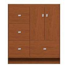 Strasser Woodenwork 11-581 - 30 X 21 X 34.5 Montlake Vanity Tiered Miter Cinn Cherry Lh