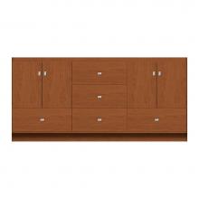 Strasser Woodenwork 11-634 - 72 X 21 X 34.5 Montlake Vanity Tiered Miter Cinn Cherry Db