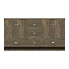 Strasser Woodenwork 11-850 - 60 X 21 X 32 Montlake Vanity Tiered Miter Dusky Oak Db