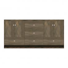 Strasser Woodenwork 11-860 - 72 X 21 X 34.5 Montlake Vanity Tiered Miter Dusky Oak Db