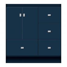 Strasser Woodenwork 11-898 - 30 X 21 X 32 Montlake Vanity Tiered Miter Lapis Night Rh