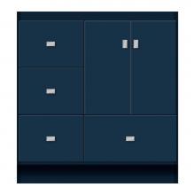 Strasser Woodenwork 11-903 - 30 X 18 X 32 Montlake Vanity Tiered Miter Lapis Night Lh