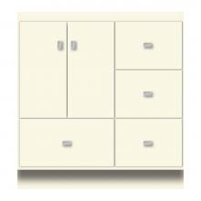 Strasser Woodenwork 12-928 - 30 X 21 X 32 Montlake Vanity Tiered Miter Sat Biscuit Rh