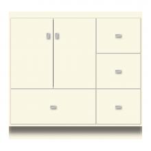 Strasser Woodenwork 14-938 - 36 X 18 X 34.5 Montlake Vanity Tiered Miter Sat Biscuit Rh