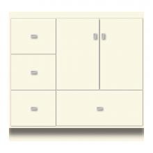 Strasser Woodenwork 14-939 - 36 X 18 X 34.5 Montlake Vanity Tiered Miter Sat Biscuit Lh