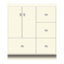 Strasser Woodenwork 14-942 - 30 X 18 X 34.5 Montlake Vanity Tiered Miter Sat Biscuit Rh