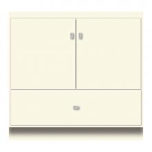 Strasser Woodenwork 14-944 - 36 X 21 X 34.5 Montlake Vanity Tiered Miter Sat Biscuit Std
