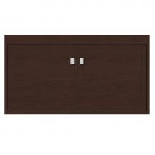 Strasser Woodenwork 20-091 - 36 X 21 X 19.75 Sodo Inset Wall Mount Vanity Tiered Miter Choc Cherry Std