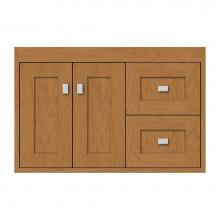 Strasser Woodenwork 20-170-2 - 30 X 21 X 19.75 Sodo Inset Wall Mount Vanity Shaker Nat Cherry Rh