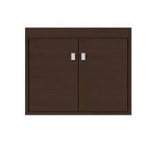 Strasser Woodenwork 25-468 - 24 X 18.5 X 19.75 Sodo Town Vanity Slab Choc Oak