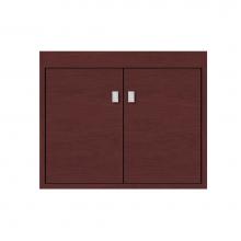 Strasser Woodenwork 25-470 - 24 X 18.5 X 19.75 Sodo Town Vanity Slab Dk Cherry