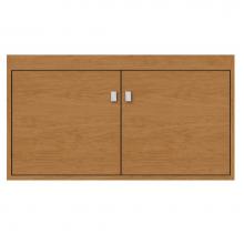 Strasser Woodenwork 24-213 - 36 X 18.5 X 19.75 Sodo Inset Wall Mount Vanity Tiered Miter Nat Cherry Std