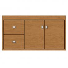 Strasser Woodenwork 24-090 - 36 X 21 X 19.75 Sodo Inset Wall Mount Vanity Tiered Miter Nat Cherry Lh