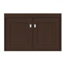 Strasser Woodenwork 24-949 - 30 X 21 X 19.75 Sodo Town Vanity Deco Miter Choc Oak