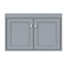 Strasser Woodenwork 24-947 - 30 X 18.5 X 19.75 Sodo Town Vanity Deco Miter Silver Oak