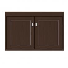 Strasser Woodenwork 25-089 - 30 X 21 X 19.75 Sodo Town Vanity Ogee Miter Choc Oak