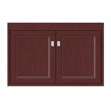 Strasser Woodenwork 25-091 - 30 X 21 X 19.75 Sodo Town Vanity Ogee Miter Dk Cherry