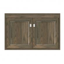 Strasser Woodenwork 25-073 - 30 X 18.5 X 19.75 Sodo Town Vanity Ogee Miter Dusky Oak