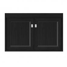 Strasser Woodenwork 25-096 - 30 X 21 X 19.75 Sodo Town Vanity Ogee Miter Midnight Oak