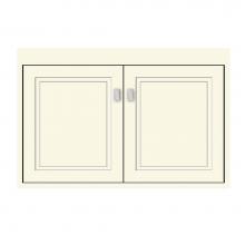 Strasser Woodenwork 25-083 - 30 X 18.5 X 19.75 Sodo Town Vanity Ogee Miter Sat Biscuit