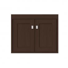 Strasser Woodenwork 25-335 - 24 X 21 X 19.75 Sodo Town Vanity Shaker Choc Oak