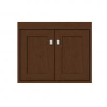 Strasser Woodenwork 25-327 - 24 X 18.5 X 19.75 Sodo Town Vanity Shaker Pecan Cherry